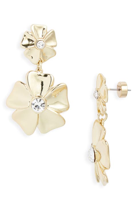 Pansy Drop Earrings