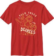 Barbie Boys' Ken Surf and Palm Trees T-Shirt