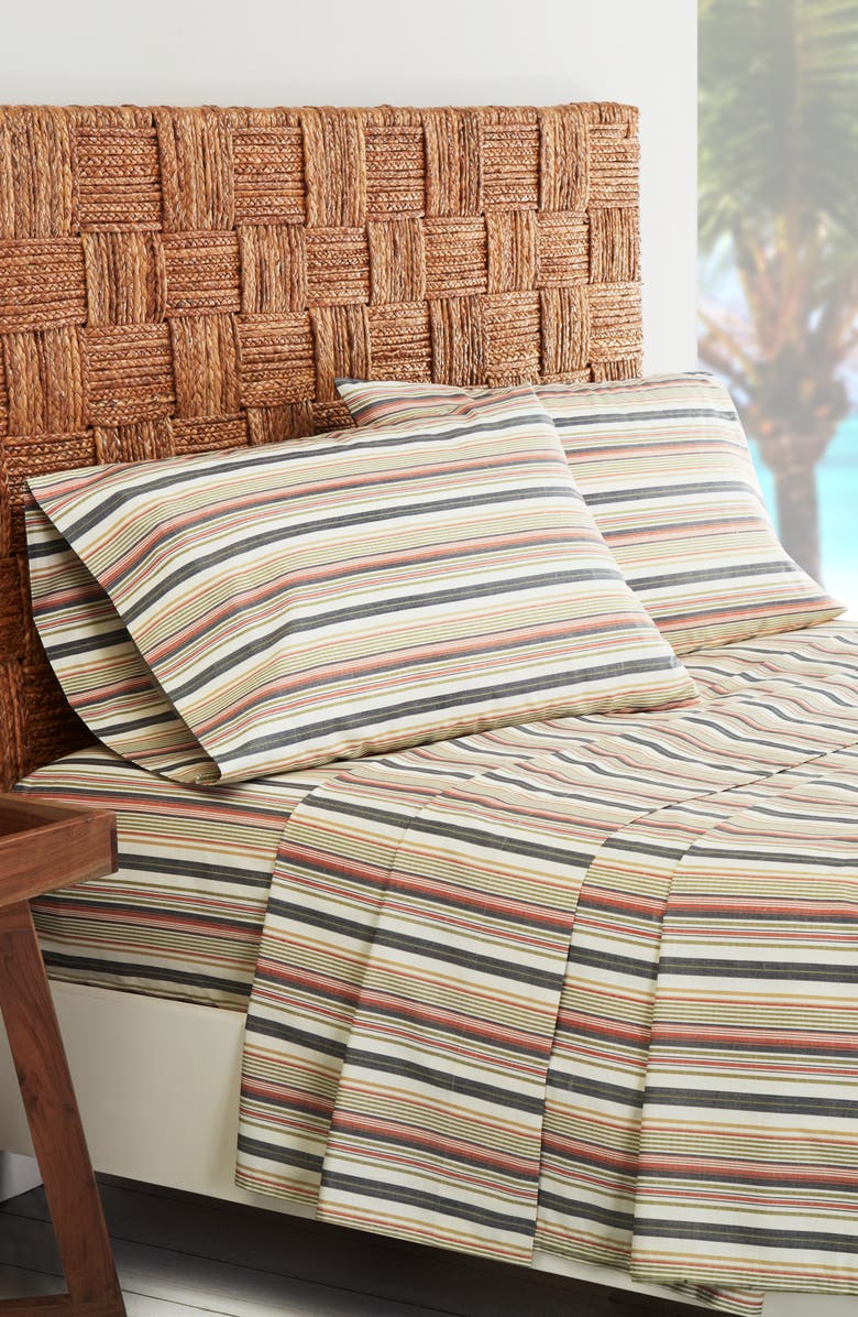 Tommy Bahama Bay Stripe Set of 2 Pillowcases, Alternate, color, 