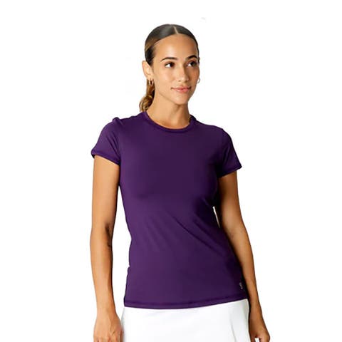 UV Colors Short Sleeve Womens Tennis Shirt