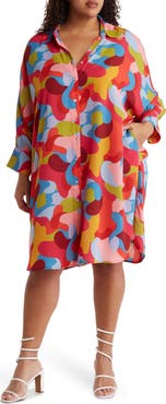 BY DESIGN Brooklyn III Long Sleeve Shirtdress