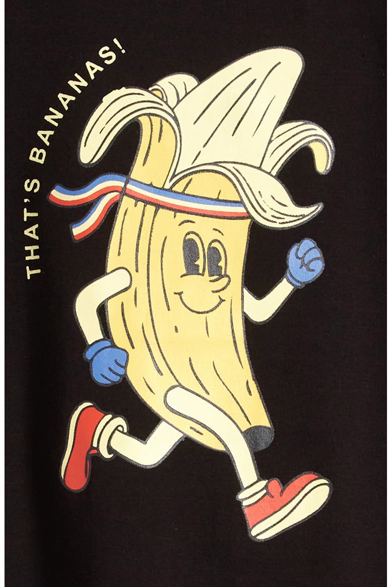 Kids' That's Bananas Graphic T-Shirt, Alternate, color, BLACK