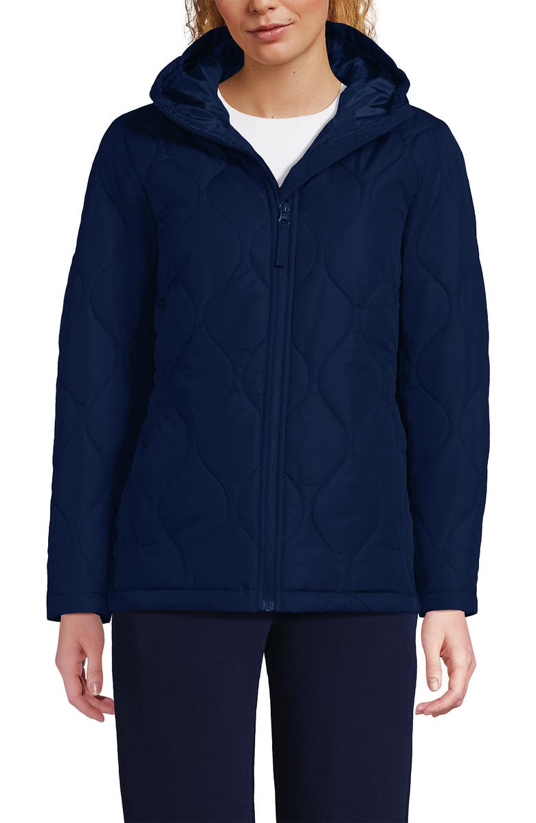 Lands' End FeatherFree Insulated Jacket, Main, color, Deep Sea Navy