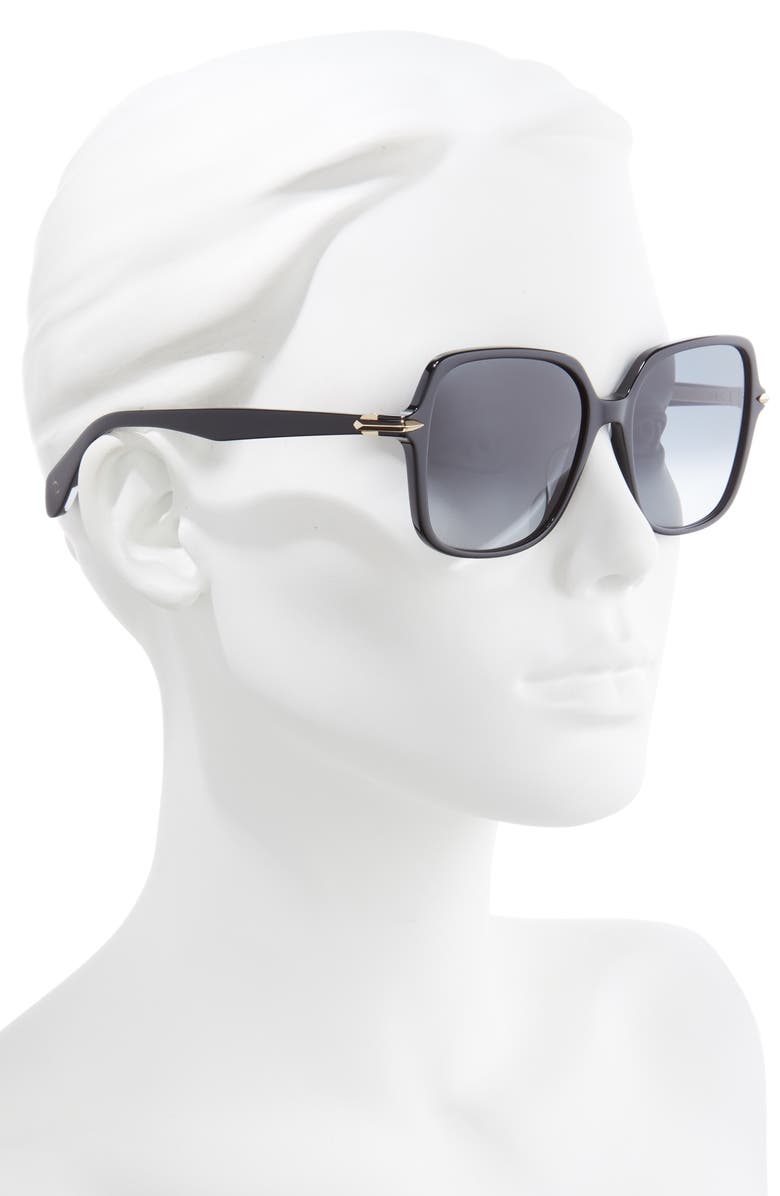 rag & bone 55mm Gradient Square Sunglasses, Alternate, color,