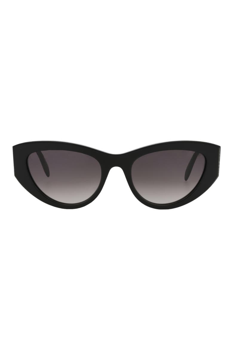 54mm Modified Cat Eye Sunglasses, Main, color, PINK PINK PINK