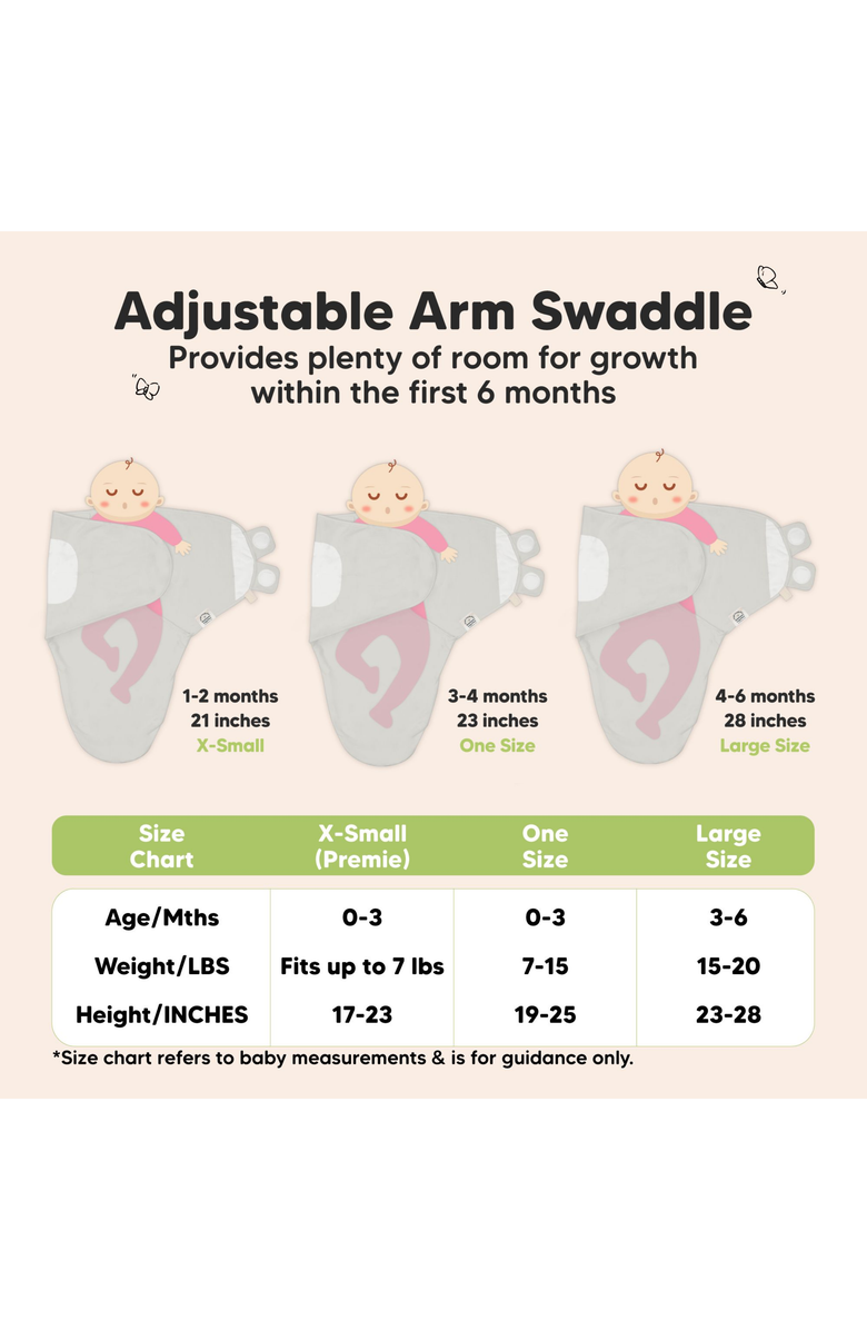 KeaBabies 3-Pack Soothe Swaddle Wraps, Alternate, color, The Wild 2