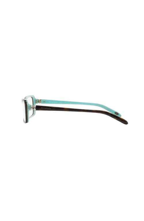 Tiffany & Co . 53mm Rectangle Optical Glasses In Brown