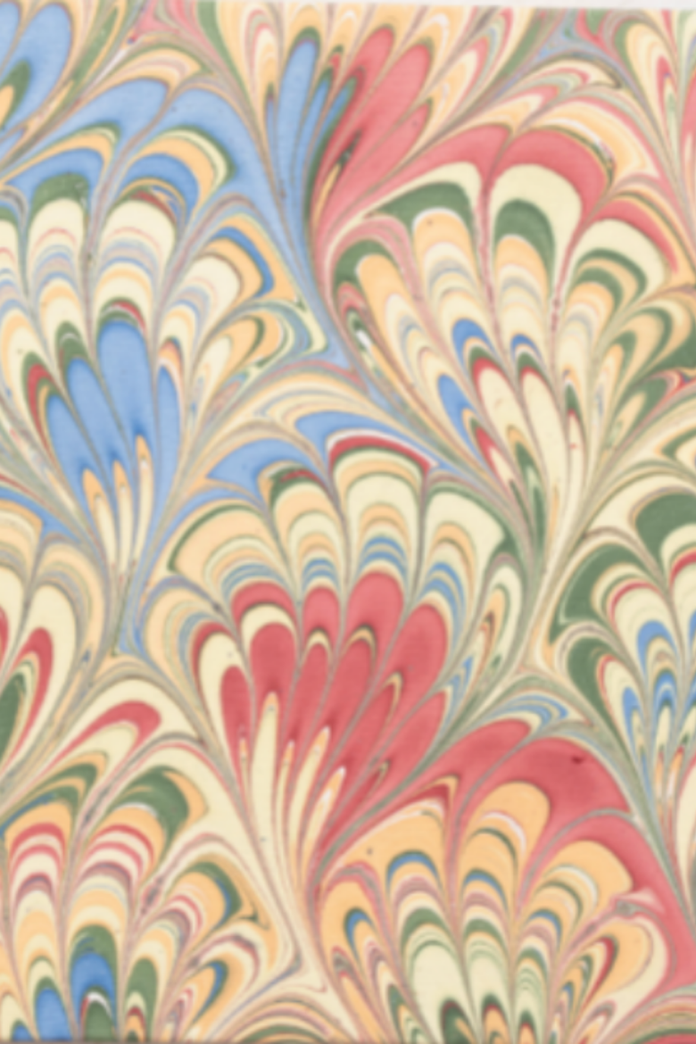 Hand-Marbled Picture Frame Folding Book - 4x6, Alternate, color, Multicolor