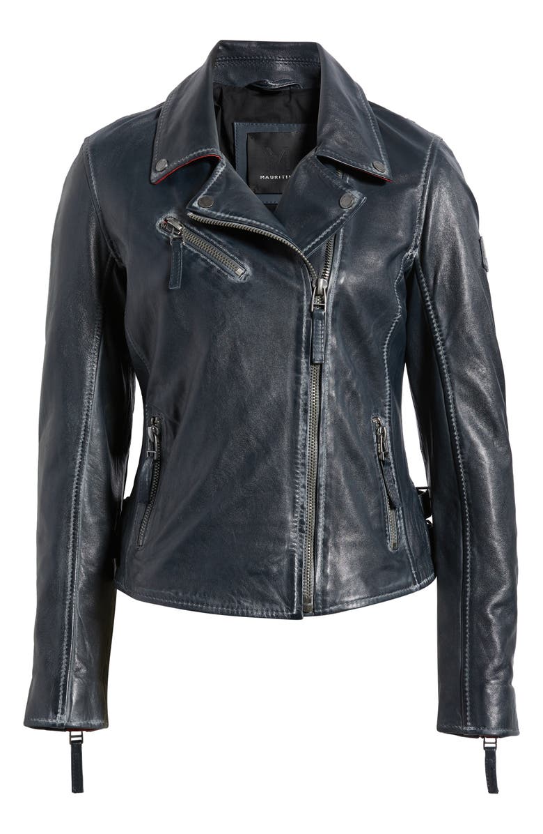 MAURITIUS Betsy Leather Jacket, Alternate, color,