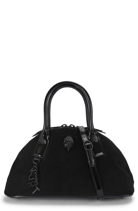 Sloane Suede Bowling Handbag