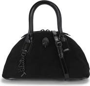 Kurt Geiger London Sloane Suede Bowling Handbag