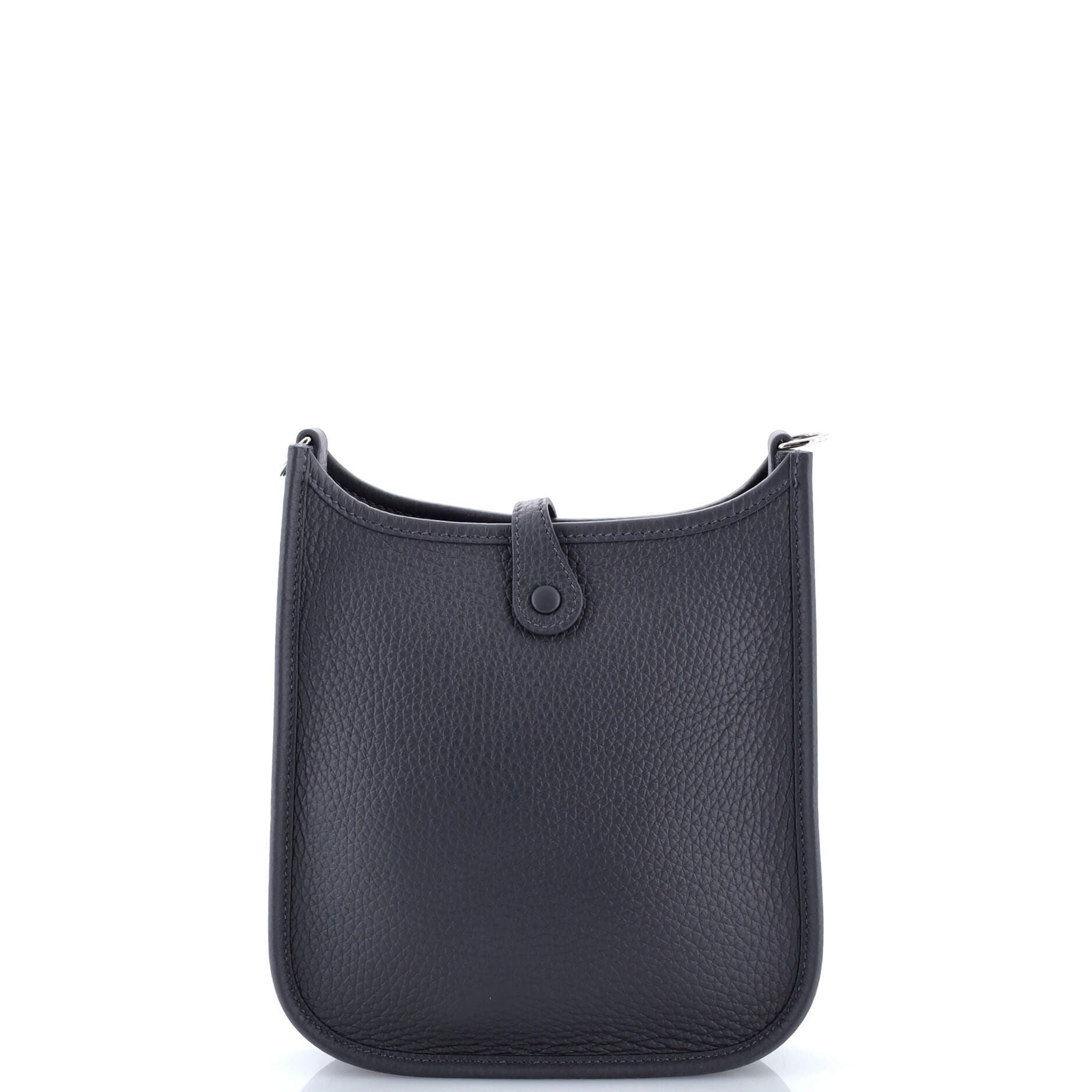 Pre-Owned Hermes Evelyne Bag Gen III Clemence TPM, Alternate, color, Gris Misty