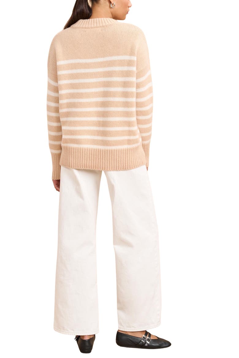 Marin Sweater, Alternate, color, Camel/Cream