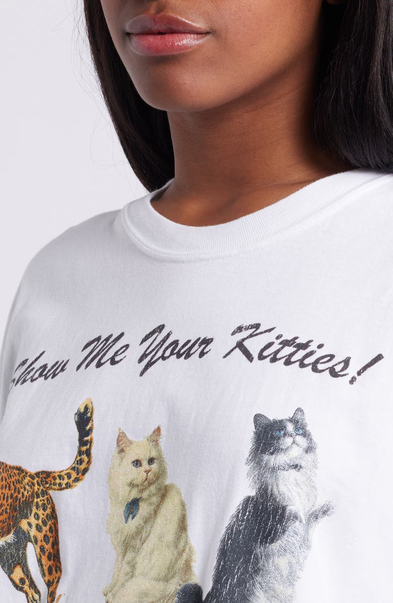 Dressed in Lala Kitties on Kitties Cotton Graphic T-Shirt, Alternate, color,