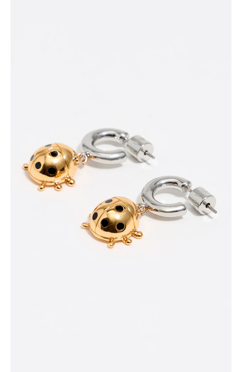Bimba y Lola Ladybug Hoop Earrings, Alternate, color, 