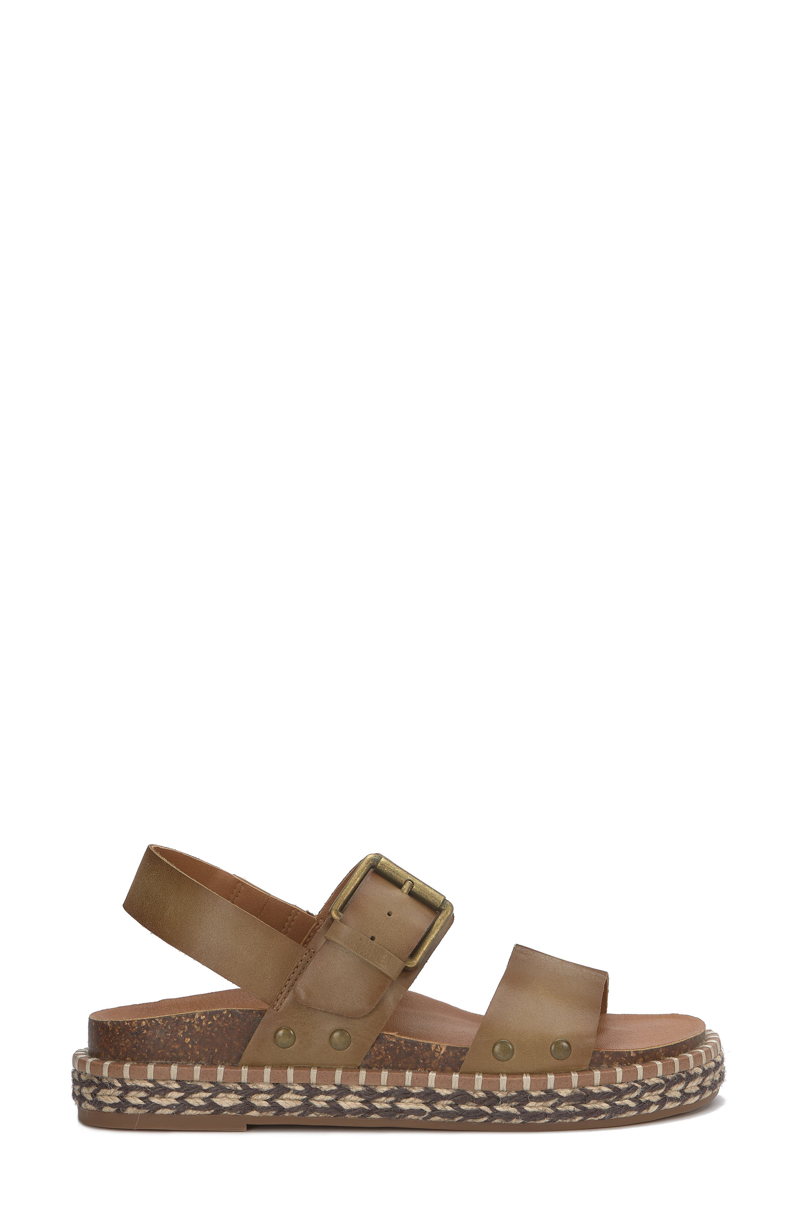 Umora Slingback Espadrille Platform Sandal, Alternate, color, BREEN