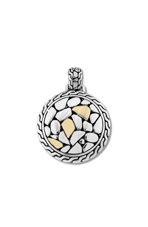 Two-Tone Pebble Pendant