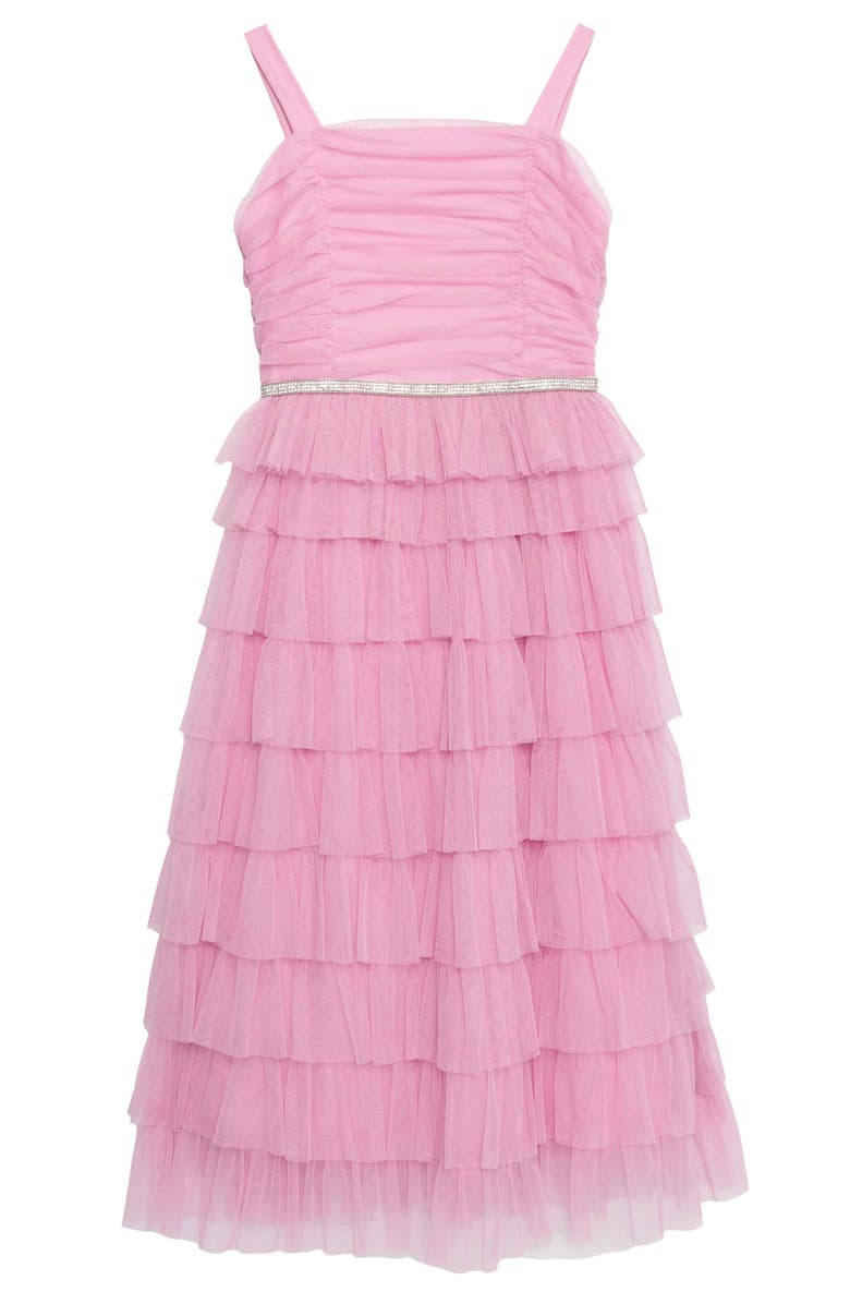 Speechless Kids' Tiered Mesh Dress, Main, color,