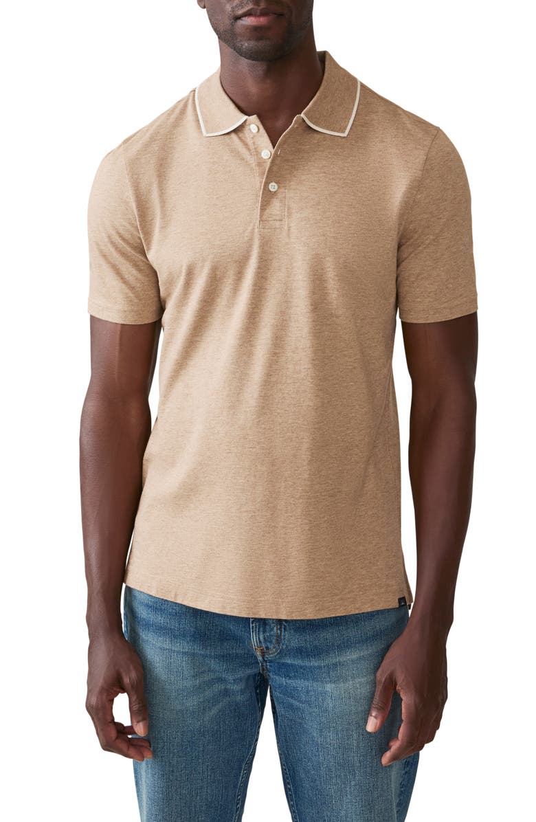Faherty Movement Piqué Knit Polo, Main, color, 