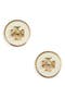 Kira Enamel Circle Stud Earrings