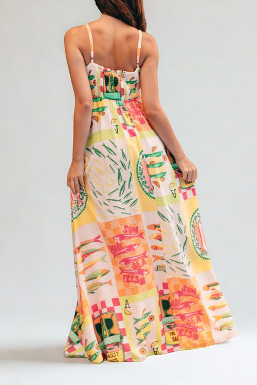 Label Of Love Sardinia Maxi Dress In Yellow