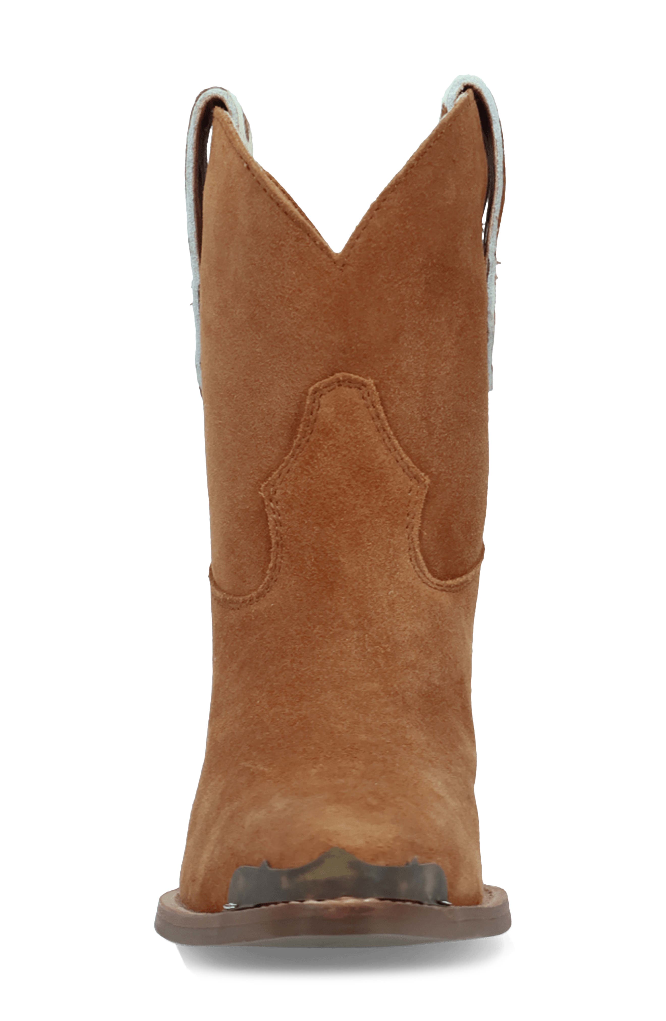 Texas Charm Genuine Calf Hair Bootie, Alternate, color, CAMEL