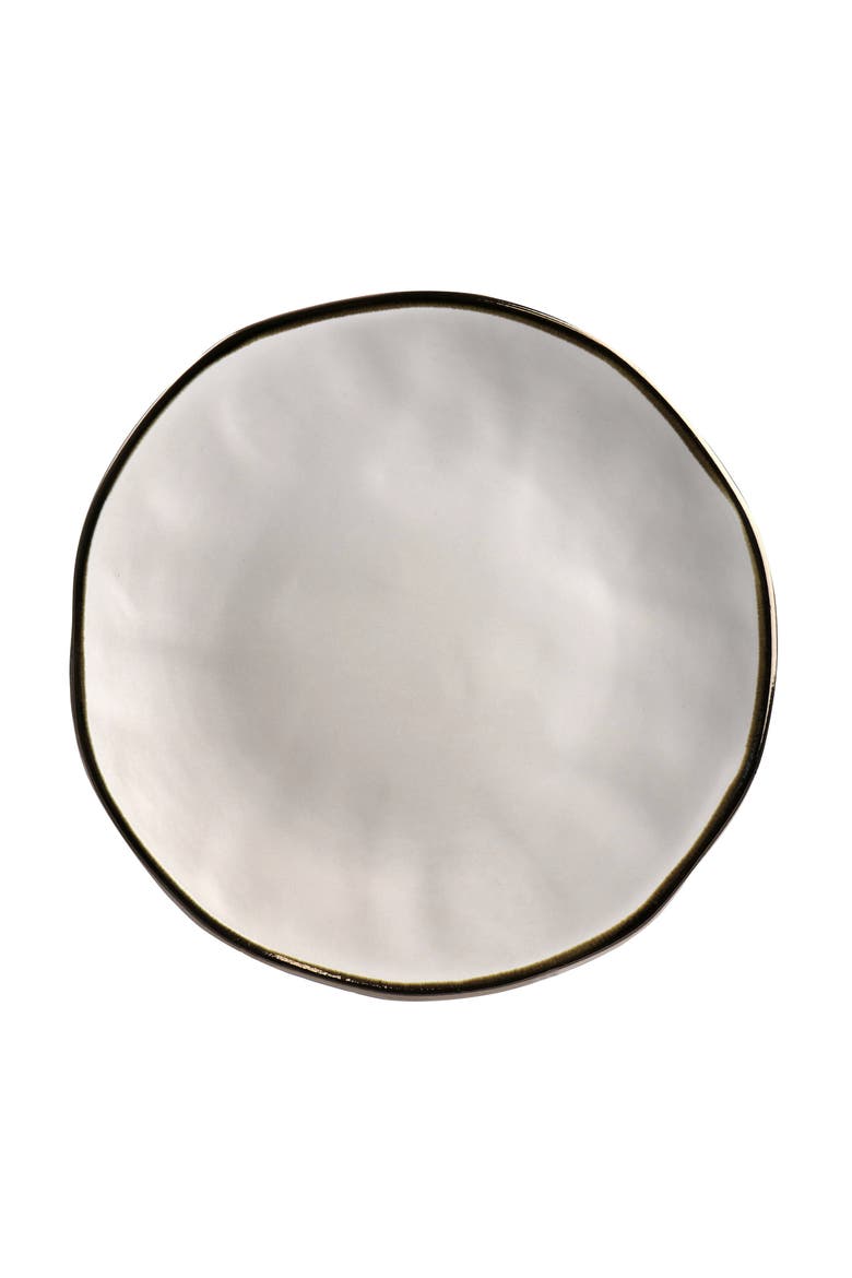 Modern 16 Piece Stoneware Dinnerware Set, Alternate, color, White