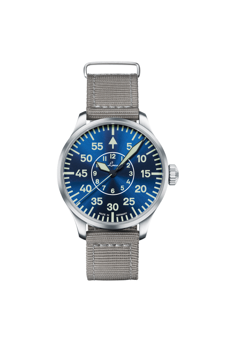 Aachen - 42mm, Blue Dial, Nylon Strap Blue Dial, Main, color, Blue Dial