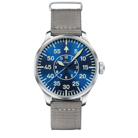 Aachen - 42mm, Blue Dial, Nylon Strap Blue Dial