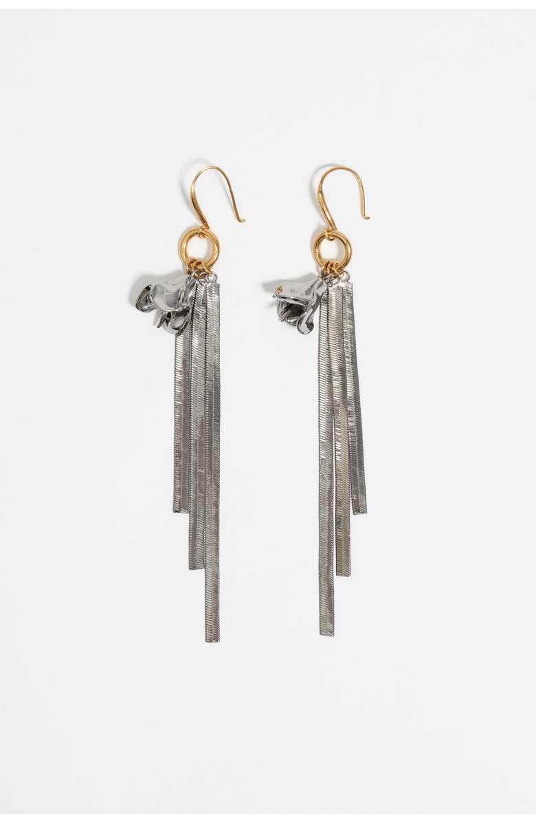Bimba y Lola Chains Flowers Earrings, Main, color, 