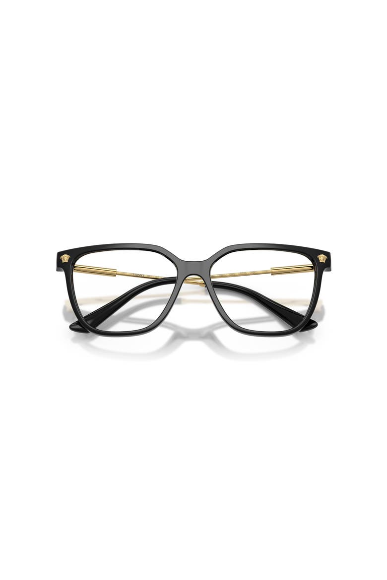 53mm Square optical glasses, Alternate, color, Black