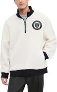 Tommy Hilfiger Men's Tommy Hilfiger Cream Las Vegas Raiders Jordan Sherpa Quarter-Zip Sweatshirt