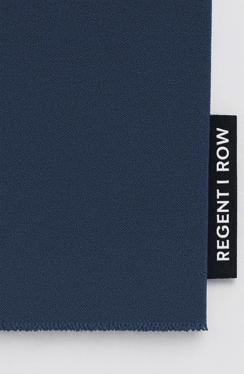 Regent Row Organic Cotton Crew Neck Tee In Blue
