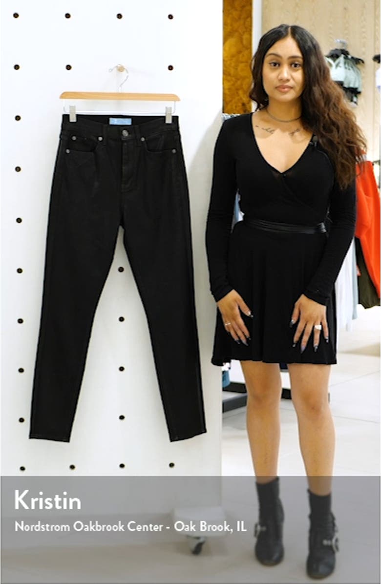 (b)air Coated High Waist Ankle Skinny Jeans, sales video thumbnail