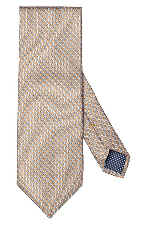 Geometric Silk Tie