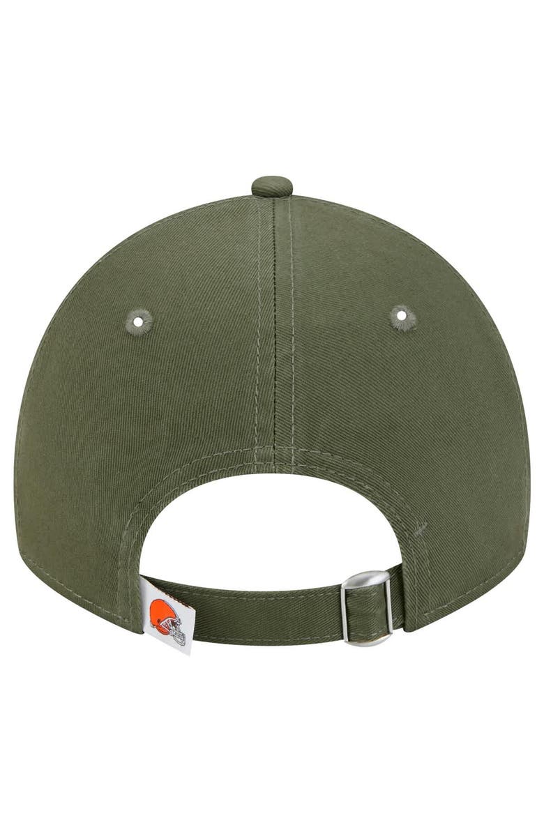 New Era Men's New Era Olive Cleveland Browns Main 9TWENTY Adjustable Hat, Alternate, color, Olive