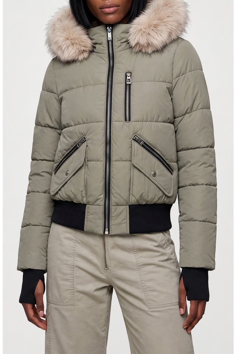 Vic Heavyweight Bomber Jacket, Main, color, SAGE