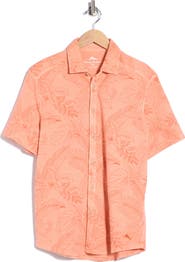 Tommy Bahama Floral Short Sleeve Button-Up Shirt