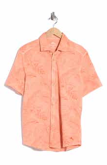 Tommy Bahama Floral Short Sleeve Button-Up Shirt