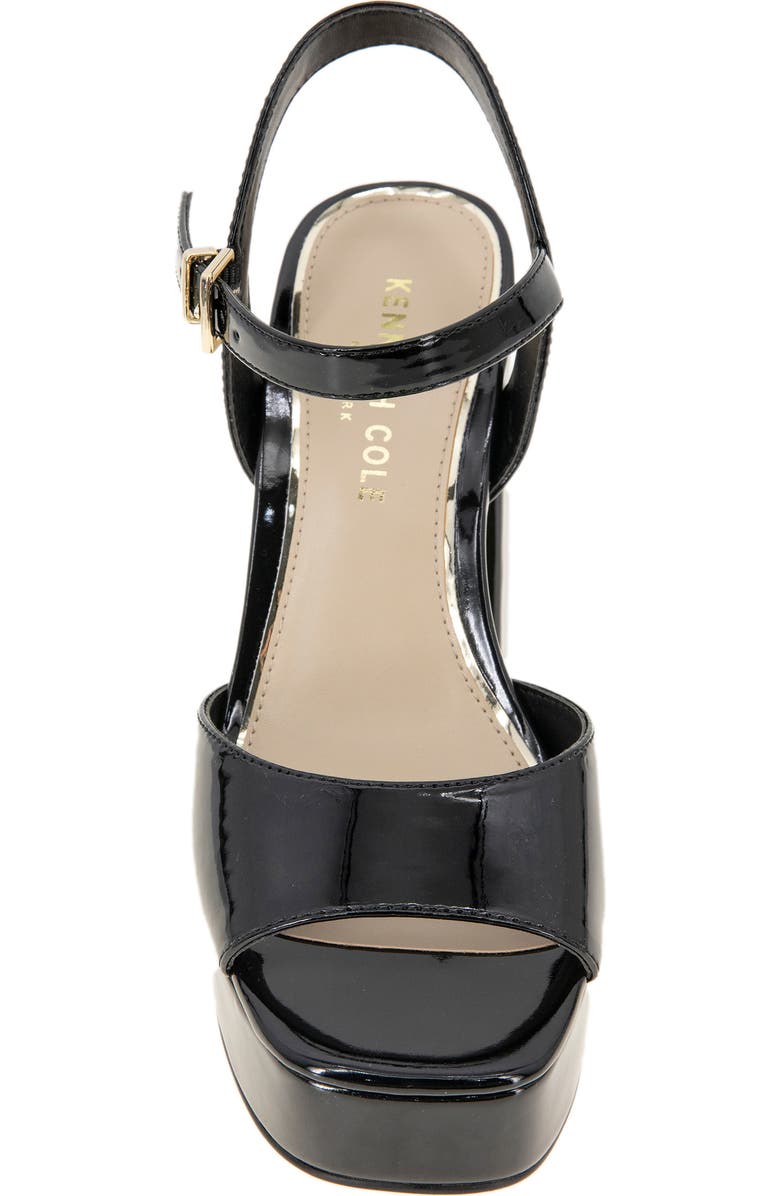 Kenneth Cole New York Dolly Platform Sandal, Alternate, color, Black Patent