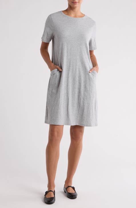 Boxy Organic Cotton T-Shirt Dress