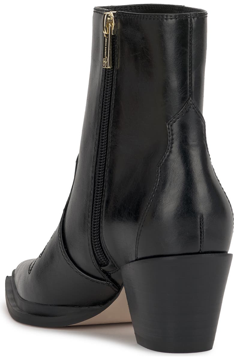 Jessica Simpson Helvona Pointed Toe Bootie, Alternate, color, Black
