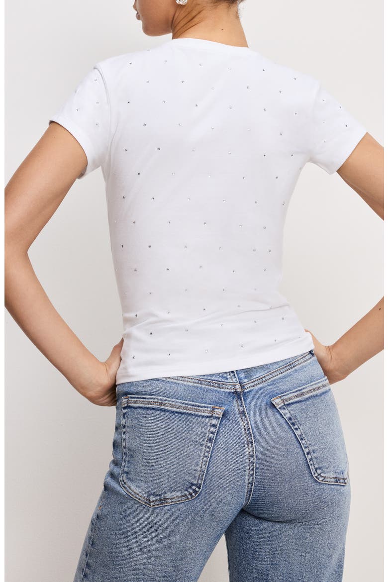 Crystal Baby Tee, Alternate, color, WHITE001