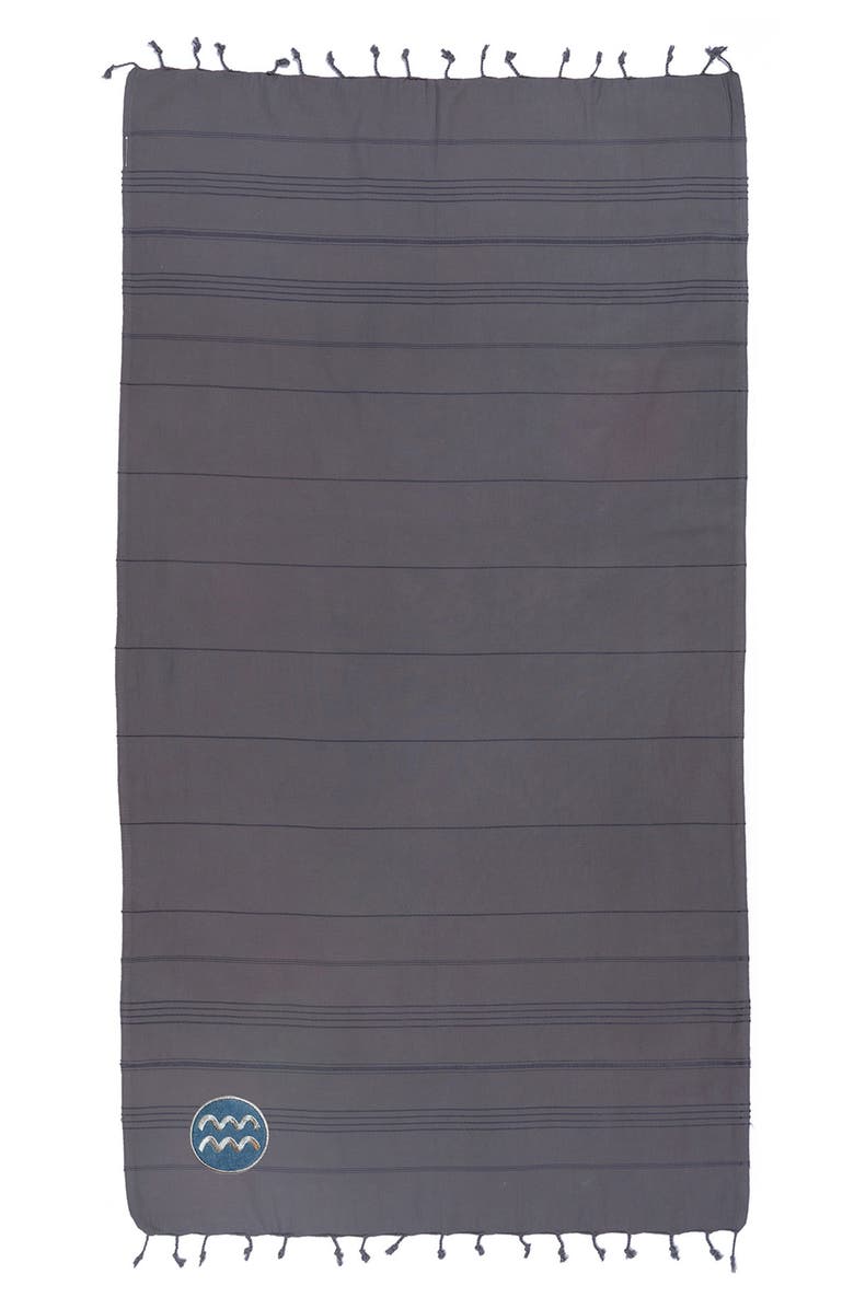 Linum Home Textiles Summer Fun Horoscope Pestemal Beach Towel, Alternate, color,