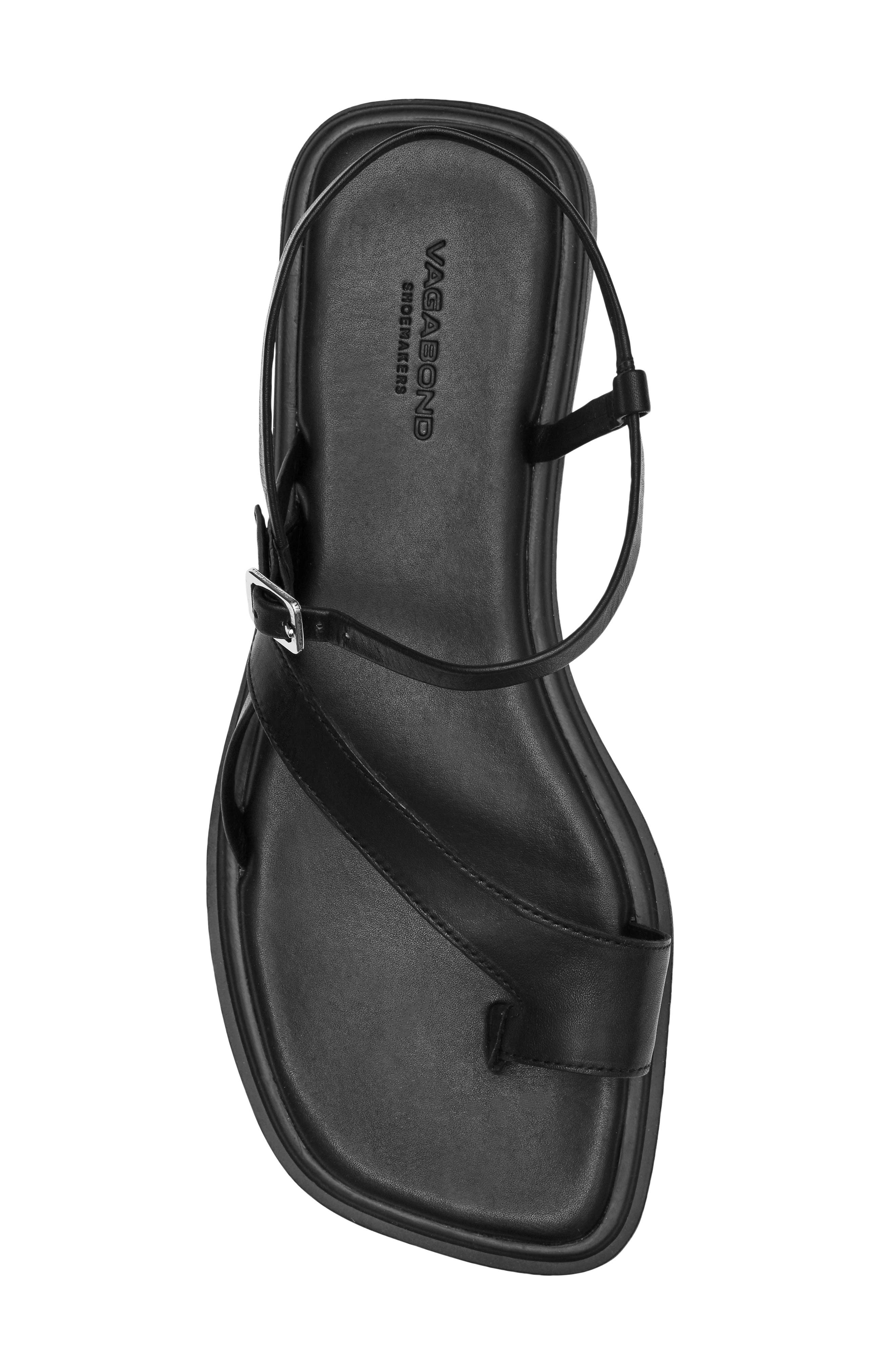 Vagabond Shoemakers Izzy Square Toe Sandal, Alternate, color, Black