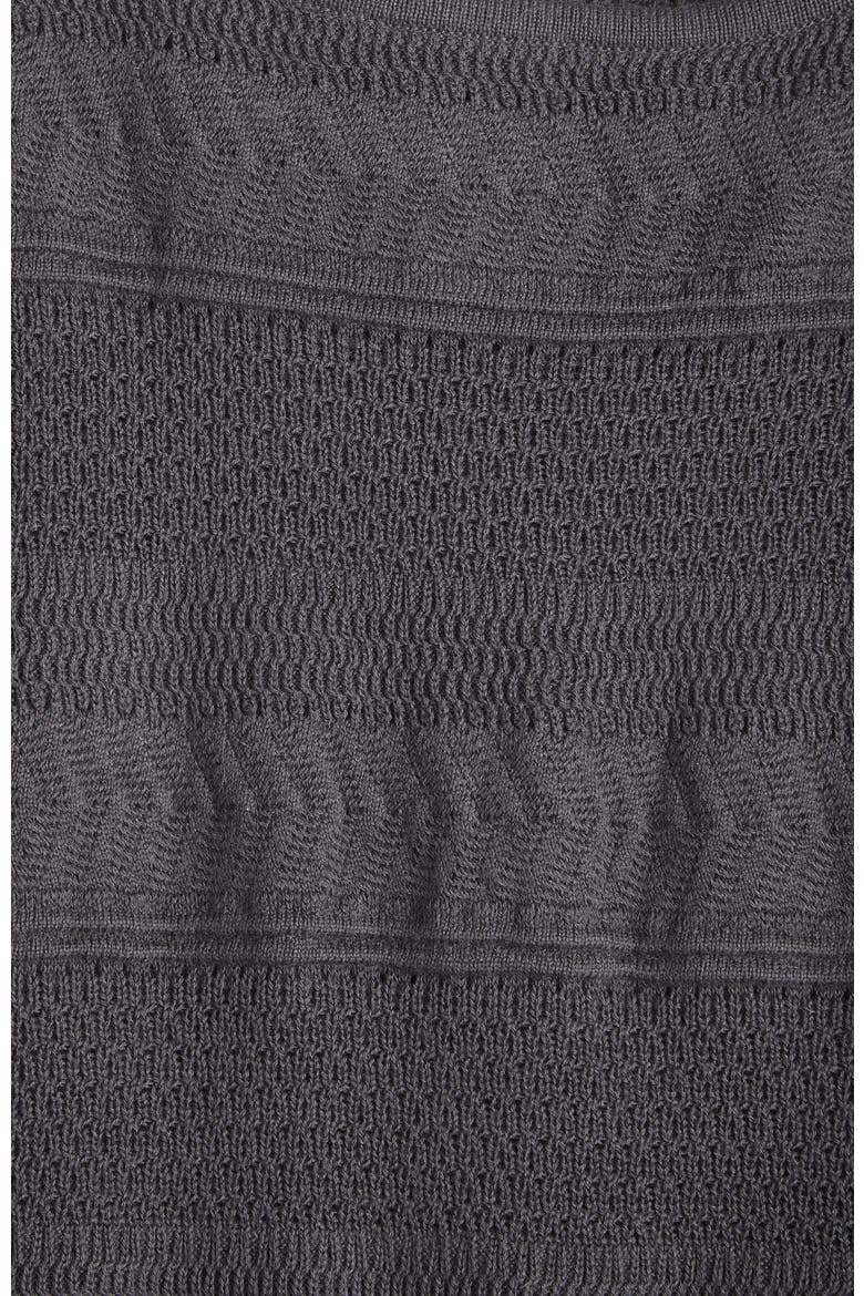 Leah Artisan Knit Dress, Alternate, color, Caviar