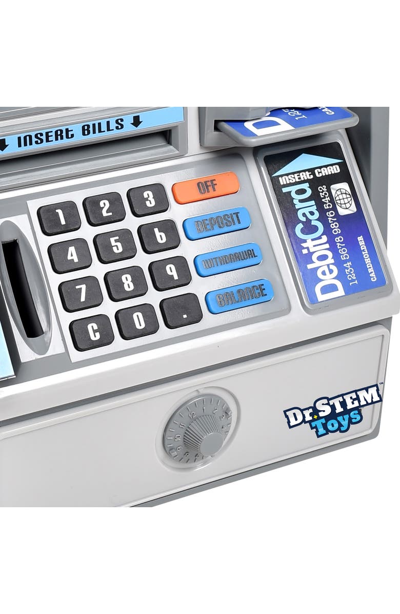 Dr. STEM Toys Talking ATM Bank Toy, Alternate, color,