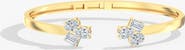 Everlee Multi Shape Cluster Cuff Lab Diamond in 14K Gold