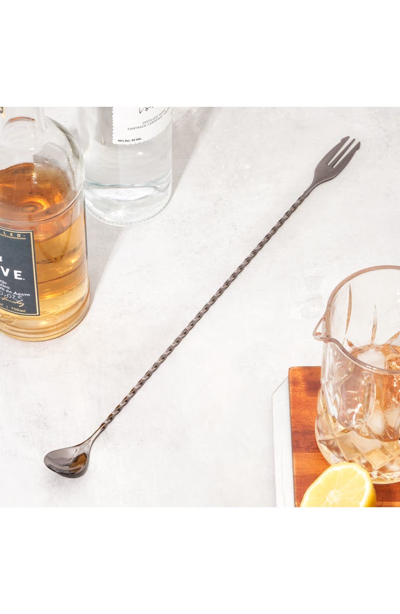 Viski Trident Bar Spoon, Alternate, color, Warren