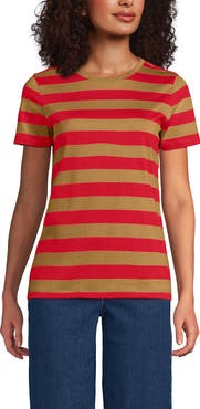 Lands' End Supima Cotton Crew Neck T-Shirt